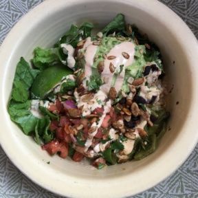 Gluten-free bowl from Cafe Gratitude
